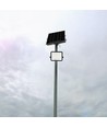 Projecteur LED Solaire 10W - 1700lm, IP65, avec panneau solaire et détecteur