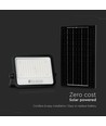 Projecteur LED Solaire 10W - 1700lm, IP65, avec panneau solaire et détecteur