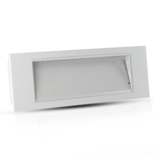 Bloc de secours LED Samsung 3,8W - 6000K, IP20, distance de lecture 22m, avec batterie