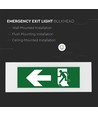 Bloc de secours LED Samsung 3,8W - 6000K, IP20, distance de lecture 22m, avec batterie