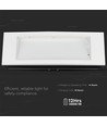 Bloc de secours LED Samsung 3,8W - 6000K, IP20, distance de lecture 22m, avec batterie