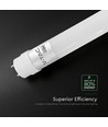 Tube LED High Lumen 60cm / 7W - 150lm/W, Nano plastique, G13, 6500K