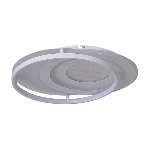 Plafonnier LED 60W, CCT - 50x42cm, blanc, télécommande incluse, dimmable, 4800lm