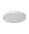 Plafonnier LED 36W avec télécommande - Ø39cm, CCT 3-en-1, bord blanc/noir, source lumineuse incluse