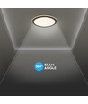 Plafonnier LED 36W design bois - Ø41cm, CCT, dimmable avec télécommande, IP20 intérieur