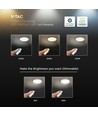 Plafonnier LED 36W design bois - Ø41cm, CCT, dimmable avec télécommande, IP20 intérieur