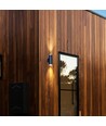 Applique murale double noire avec éclairage haut/bas - Extérieur