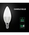 Ampoule LED flamme E14 6,5W - Chip LED Cree, 6 ans de garantie, C37