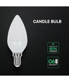 Ampoule LED E14 3,7W flamme - C37, 320lm, remplace 30W, IP20