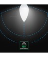 Ampoule LED E14 4,5W flamme - C37, 470lm, Samsung LED chip