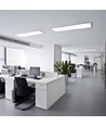 Panneau LED 120x30 - 40W, 110lm/W - 4000K, bord blanc, encastré/saillie