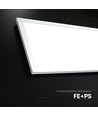 Panneau LED 120x30 - 40W, 110lm/W - 4000K, bord blanc, encastré/saillie