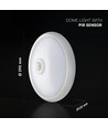 Lampe LED 12W à détecteur - IP20 intérieur, puce Cree, capteur PIR, source lumineuse incluse
