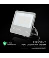 Projecteur LED 100W - 135lm/W, Samsung LED chip, IP65, noir, extérieur