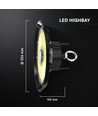 VT-91202 LED highbay 200W - avec puce CREE, 6500K, 135lm/W, garantie 6 ans
