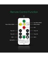 Applique murale solaire 0,9W Solara avec télécommande - CCT, IP54, noir, sphérique, extérieur