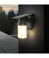 Applique murale LED solaire 0,9W Solara - IP54, noir, 120lm, 3-en-1 CCT, télécommande incl.