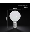 Ampoule LED E14 3,7W - P45, 320lm, plastique, puce CREE, garantie 6 ans