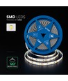 Bande LED 120 VT-2835 10W/m - puce Cree 6500K IP20 24V 8mm double PCB (10m/rouleau) (prix/m)