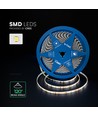 Bande LED 120 VT-2835 8W/m - puce Cree 4000K IP20 24V 5mm double PCB (10m/rouleau) (prix/m)