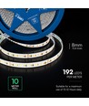 Modèle 192 VT-2835 Bande LED 15W/m - puce CREE, 3-en-1, IP20, 24V, 8 mm, double PCB, 10 m/rouleau, prix au mètre