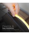 Modèle 192 VT-2835 Bande LED 15W/m - puce CREE, 3-en-1, IP20, 24V, 8 mm, double PCB, 10 m/rouleau, prix au mètre