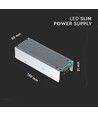 Alimentation 60W / 24V DC Slim - 2.5A, IP20, boîtier métallique