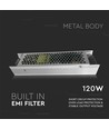 Alimentation 120W / 24V DC Slim - 5A, IP20, boîtier métallique