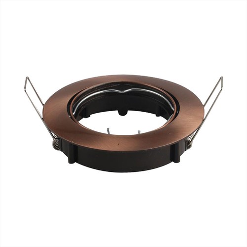 Spot encastrable GU10 Bronze - Rond, IP20, beau design