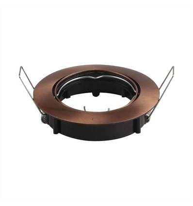 Spot encastrable GU10 Bronze - Rond, IP20, beau design