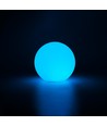 Ø8 cm boule LED RGB - Rechargeable, avec télécommande, IP66