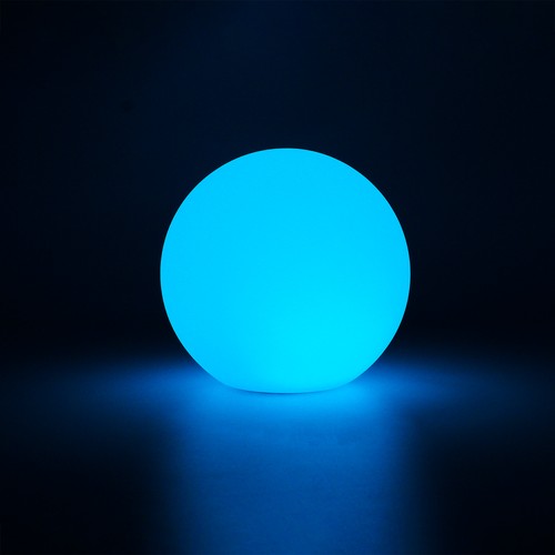 Ø10 cm boule LED RGB - Rechargeable, avec télécommande, IP66