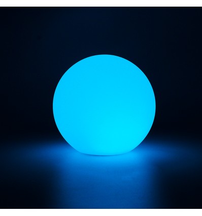Ø12 cm boule LED RGB - Rechargeable, avec télécommande, IP66