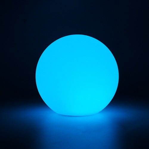 Ø15 cm boule LED RGB - Rechargeable, avec télécommande, IP66