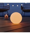 Ø8 cm boule LED RGB - Rechargeable, avec télécommande, IP66