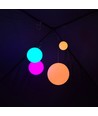 Ø12 cm boule LED RGB - Rechargeable, avec télécommande, IP66