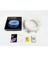 5m RGBIC Néon flex - USB, Corde tressée, Application Bluetooth, télécommande, Kit complet