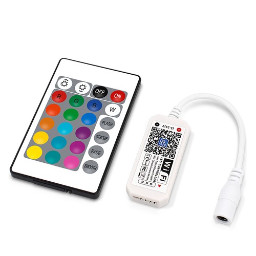 Contrôleur RGB Smart Home - Compatible avec Google Home, Alexa et smartphones, 12V (144W), 24V (288W)