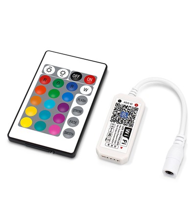 Contrôleur RGB Smart Home - Compatible avec Google Home, Alexa et smartphones, 12V (144W), 24V (288W)