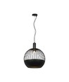Suspension design GU10 - Noir mat, Metal serie, Ø40 cm