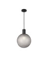 Monture de suspension design E27 - D100*H25mm, noir mat, sans source lumineuse
