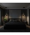 Suspension design LED 2x5W - Ø15cm, 3000K, Sandy Black