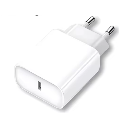 USB chargeur 20W - Blanc, USB-C, parfait pour mobile et lampes