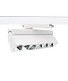 Projecteur LED 36W triphasé RA92 - 23,5 cm, blanc, orientable