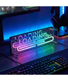 RGB LOADING Néon Enseigne - Effet Miroir Infini, Bluetooth, Contrôle par Application