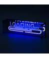 RGB LOADING Néon Enseigne - Effet Miroir Infini, Bluetooth, Contrôle par Application