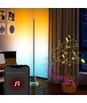 Lampadaire d'angle RGBIC+CCT 145cm - Bluetooth, contrôle par application, télécommande, 11W