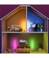 Lampadaire d'angle RGBIC+CCT 145cm - Bluetooth, contrôle par application, télécommande, 11W