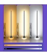 Lampadaire d'angle RGBIC+CCT 145cm - Bluetooth, contrôle par application, télécommande, 11W