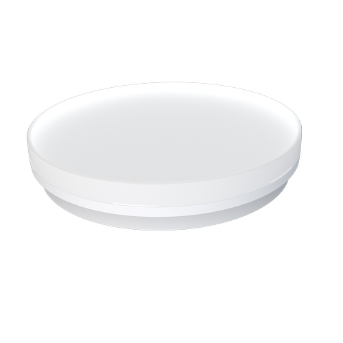 Plafonnier LED dimmable CCT 24/18/13W - Ø28cm, IP54, bord blanc